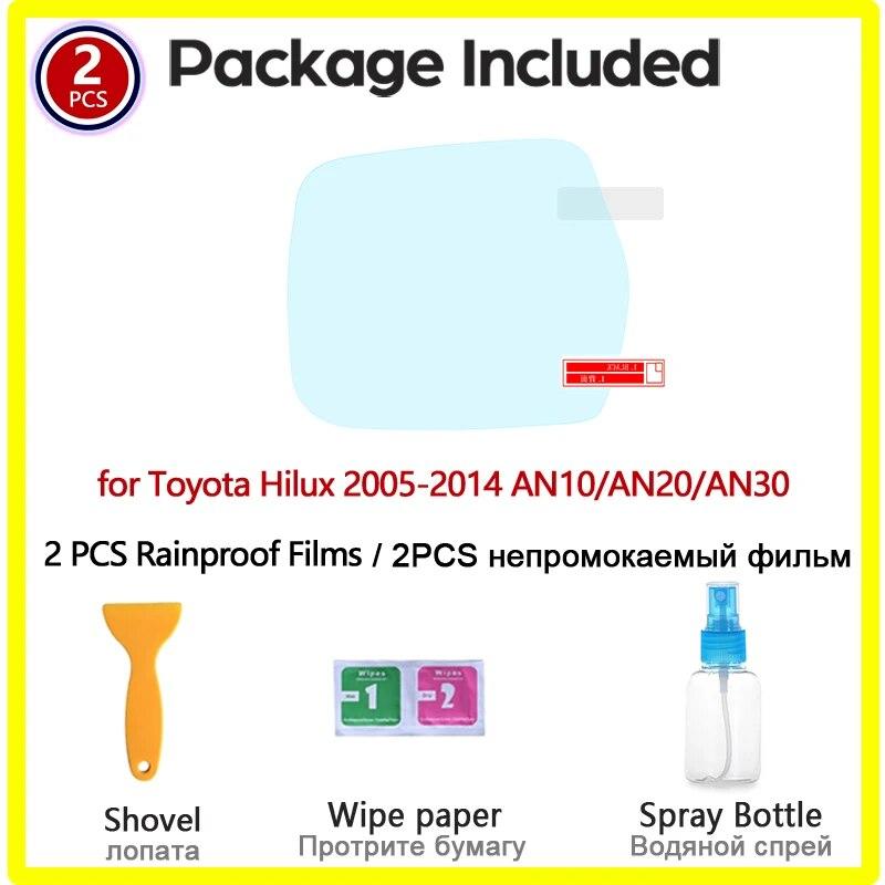 Полное покрытие противотуманная непромокаемая пленка для Toyota Hilux 2005 ~ 2014 AN10 AN20 AN30 SR5 VIGO Revo защитная пленка для зеркала заднего вида 2013