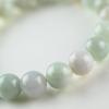 Eigado Настоящий жадеит Натуральный жадеит Май 10 мм Внутренний 17 см Браслет, Камень, Камень рождения, Бусины, Диаметр ок.