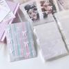50 шт. Ins Ballet Style Photocard Protector Kpop Bowknot Print Самоклеящиеся пакеты Opp для карточек Подарочная упаковка Самозапечатывающийся пакет