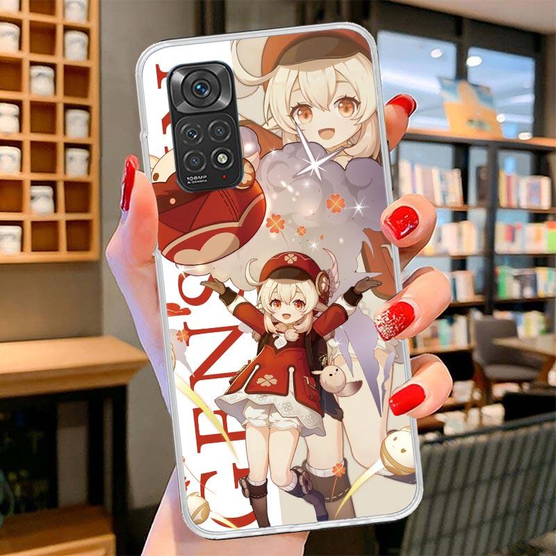 Genshin Impact Anime Cover Phone Case For Xiaomi Redmi Note 15 14 13 12 11 10 Pro Plus 14S 12S 11S 11T 11E 10S Soft Fundas Shell