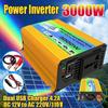 Автомобильный инвертор Cross-Border 12 В в 220 В/110 В 3000 Вт с двумя портами USB