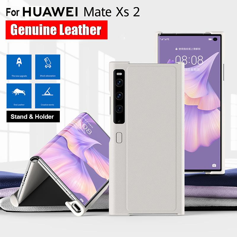 Чехол из натуральной кожи для Huawei Mate Xs 2 Xs2, ультратонкий складной чехол-подставка для Huawei Mate Xs 2 5g, чехол Fundas Capa