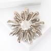 Rhinestones Sunflower Sunflower Brooch Plant Flower Pin Ladies Dress Suit Brooch Ornament Gift
