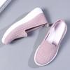 Модные весенне-летние дышащие вязаные балетки для женщин 2025 Удобные слипоны Обувь для мам Женские слипоны Нескользящие повседневные кроссовки Женские