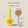 Pet Hair Removal Self-Cleaning Comb for Cats & Dogs - Shedding, Grooming, and Beauty Tool