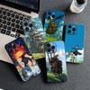 Для Samsung Galaxy S20 S22 S21 FE Ultra Plus A07 A17 A15 A16 A25 A57 A37 Чехол для телефона Howls Аниме Движущийся Мультяшный Замок