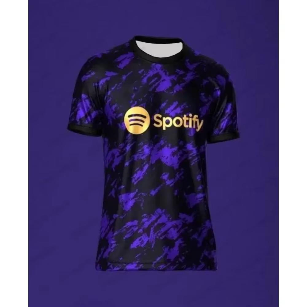 Футболка летняя Barcelona Special Edition, футбольная майка для мужчин, удобная, дышащая, быстросохнущая, для тренировок по мотоспорту