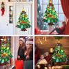 Felt Christmas Tree for Toddlers DIY Xmas Tree Set with Ornaments Indoor Christmas Door Wall Hanging Decorations Xmas Activities Gifts for Kids