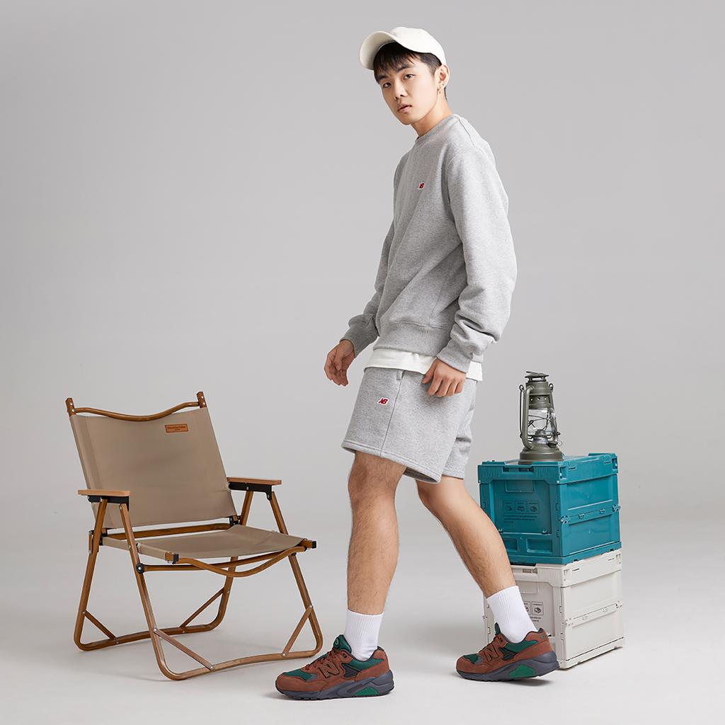 New Balance Мужские 580 Говядина и Брокколи Унисекс Кроссовки Коричневый Махагон Ночной Дозор-Зеленый MT580RTB