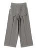 Ships Colors Women's Hand Washable Satin Side Stripe Pants, Gray, Size M, 223110023