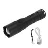 Camping Flashlight Outdoor LED Torch USB Charging Ultra Bright Aluminum with Power Display