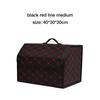 Car Multiuse Tools Storage Bag Car Trunk Organizer Box Stowing Tidying Leather Folding For Emergency Storage Box