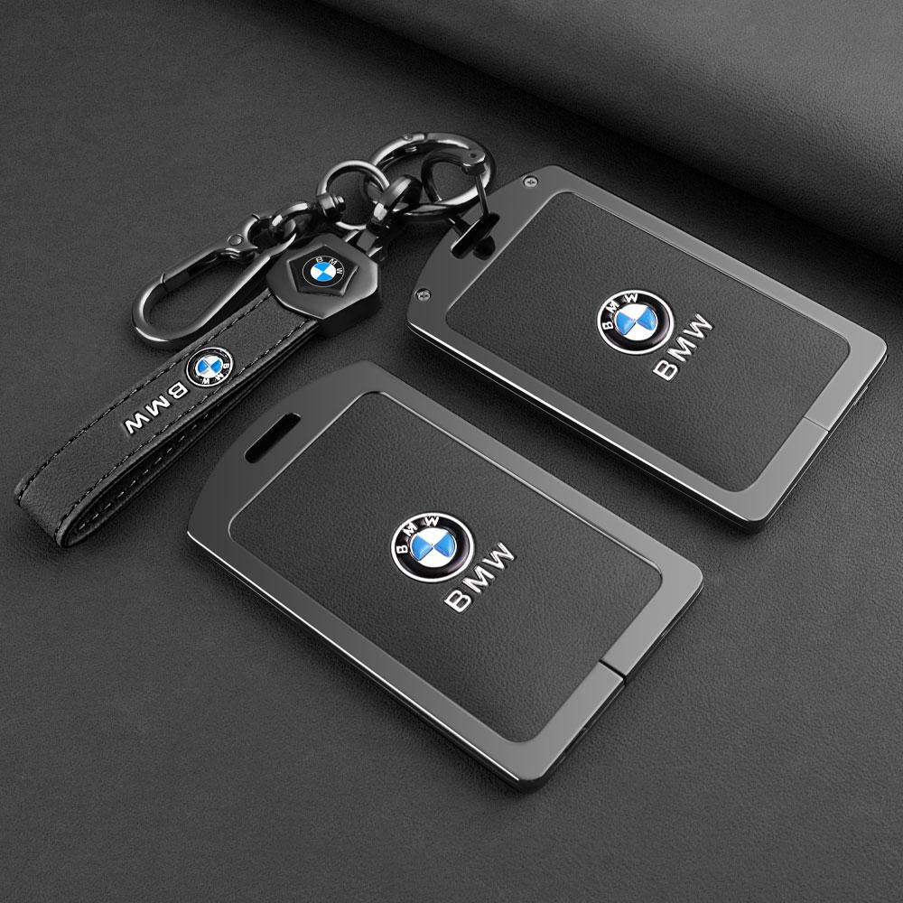 BBKK9 Zinc Alloy Car Smart NFC Card Key Case Cover Shell Keyless For BMW M 3 5 7 Series X1 X3 X5 X6 X7 535le Auto Keychain Accessories