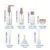 8Pcs Travel Refillable Bottle Set Spray Lotion Shampoo Shower Gel Tube Bottling Cosmetic Container Portable Tool Travel