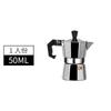 1pcs Aluminum Coffee Maker Stovetop Cafeteira Espresso Percolator Mocha Coffee Pot 50/100/150/300/450/600ml