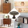 10pcs Antique Bronze Zinc Alloy Pulls, Vintage Rustic Dresser/Closet Knobs for Drawers & Cabinets with Screws