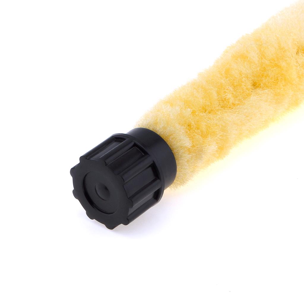 Очиститель для альт-саксофона, желтая мягкая волокнистая щетка, чехол для подушечки, прочный и легко сохраняет саксофон в чистоте