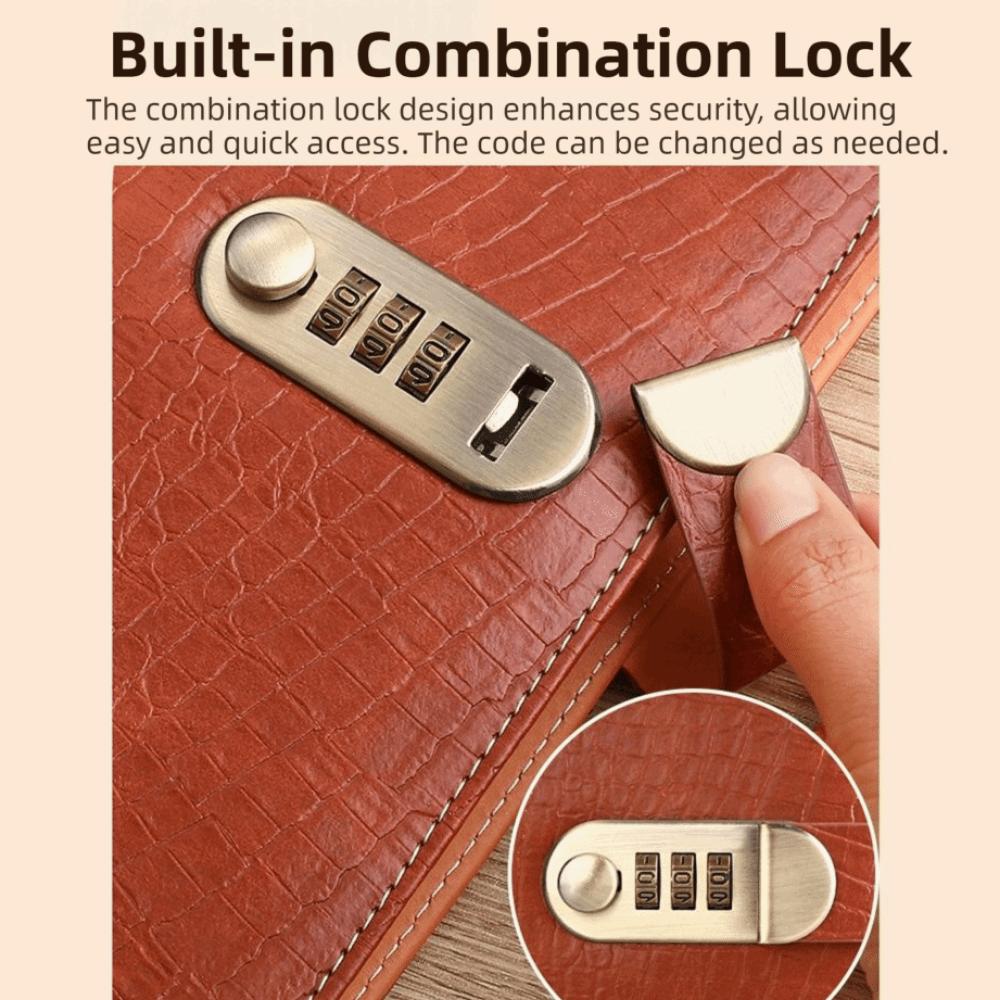 Solid Color Money Savings Challenge Binder PU Leather Cash Envelopes Binder  Cash Management