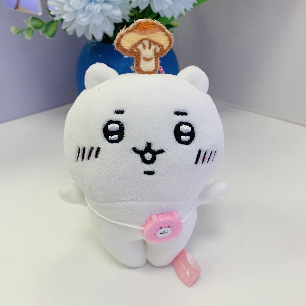 Очаровательный плюшевый брелок в виде медвежонка-гриба Чиикавы, идеально подходящий для любителей милых животных