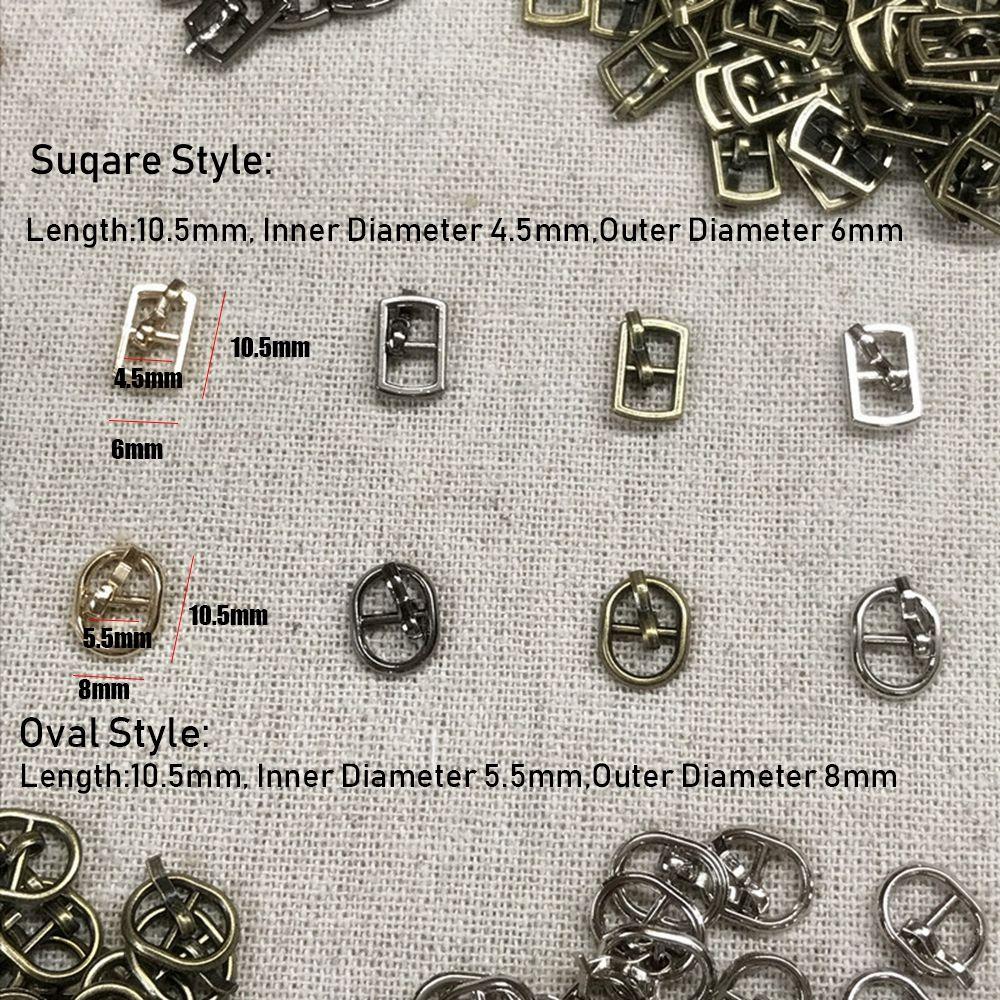 quality Stuffed Toys 4 colors Tri-glide Buckle Diy Dolls Buckles Belt Buttons Doll Bags Accessories