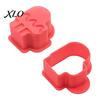 Easy Release Cookie Molds 10 Pairs Christmas Cutter Set, Biscuit Stamp Mold with Pop Sticks, Gingerbread Tree Cake Man House DIY Lollipop Making Kit,