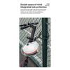 ROCKBROS Scooter Lock Multi Purpose Portable Password Bicycle Helmet Lock Durable Zinc Alloy Anti-theft MTB Cycling Cable Lock