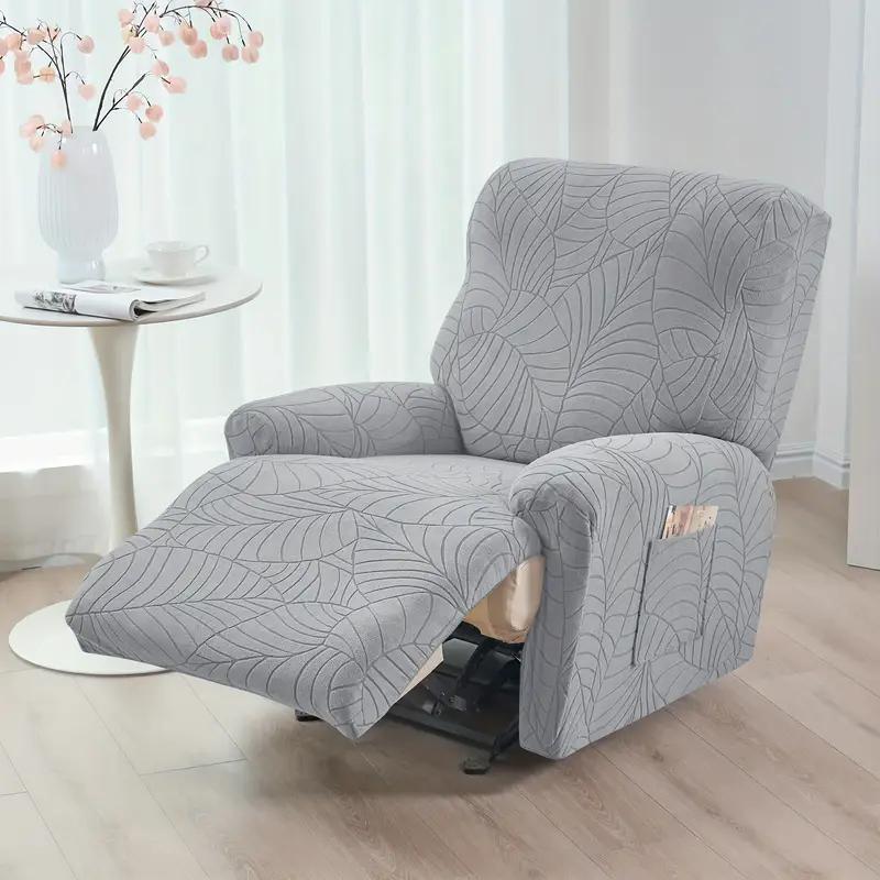 Split Recliner Sofa Covers Elastic Stretch Relax Armchair Cover Non-Slip Reclining Single Sofa Slipcovers Living Room