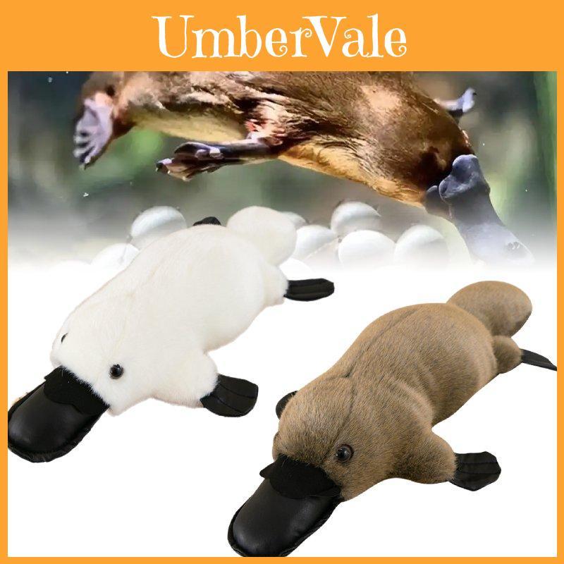 Adorable White And Gray Plush Platypus Stuffed Animal For Children Perfect For Gifts