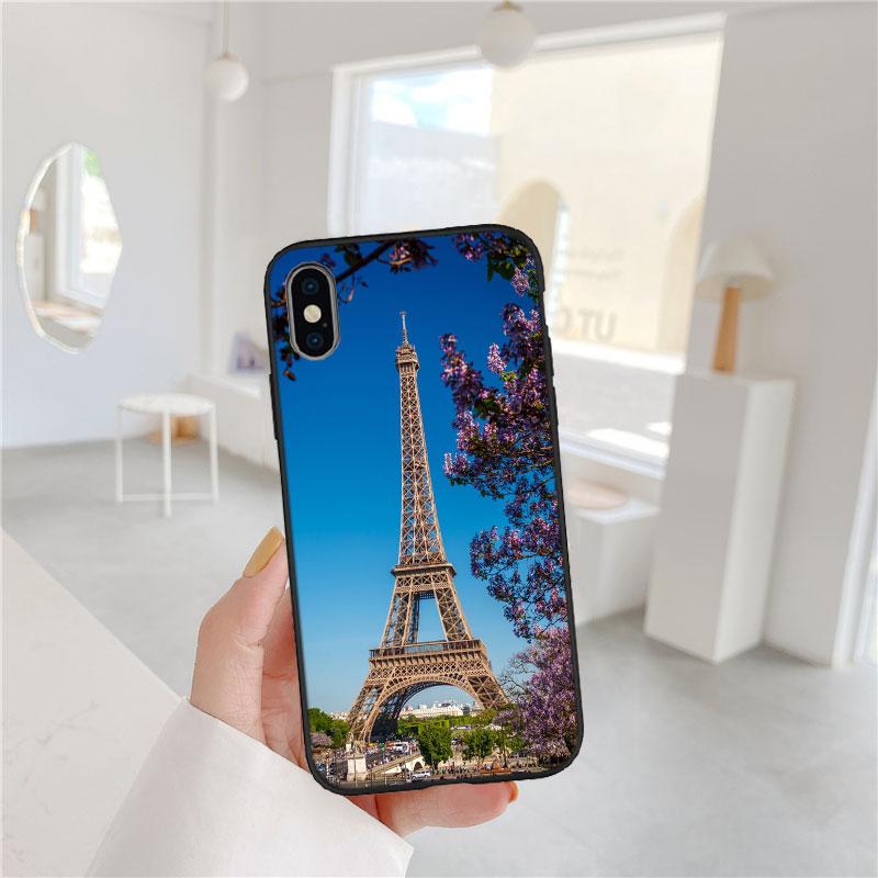 PP35 France Paris Eiffel tower Phone Case for OPPO A40 A60 A80 A15 A16 A16K A12 A17 A17K A54 A54S A53 A53S A55 A56 A57 A98 F23