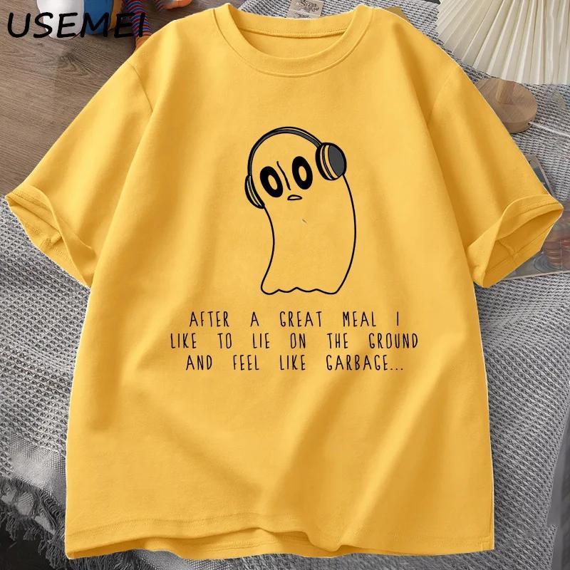 Napstablook Galaxy Undertale Музыкальная футболка Мужская летняя хлопковая футболка с короткими рукавами Повседневная футболка с круглым вырезом Мужская уличная одежда