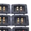 Многополосная wiring box 4 порта Параллельное подключение Высокомощный Терминальная коробка для динамиков Огнестойкая ABS Конструкция