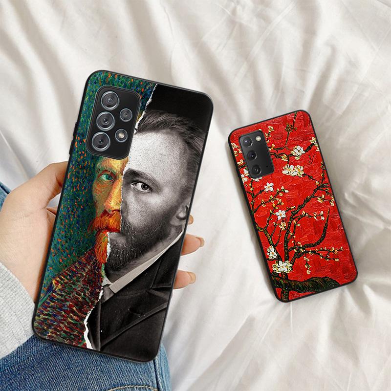 Van Gogh Oil Starry Night Phone Case For Samsung A73 A53 A33 A13 A23 A22 A52 A72 A32 A42 A71 A51 A41 A31 A21s A12 A11 S9 Cover