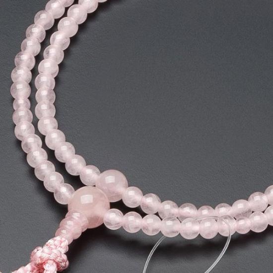 Buddhist Altar Shop Takita Shoten Prayer Beads Rinzai Sect Formal Prayer Beads Red Crystal 8 Inches Pure Silk Tassel with Head Kyoto Prayer Full