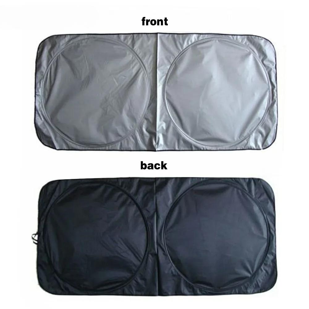 Солнцезащитные чехлы на лобовое стекло автомобиля, универсальный складной козырек на лобовое стекло, авто солнцезащитный козырек на окно, аксессуары