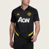 Adidas Футболка с коротким рукавом Manchester United Football Series, удобная, черная, мужская, DX9030