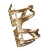 ELITE PRISM Металлический карбоновый флягодержатель Золотой металлический держатель,