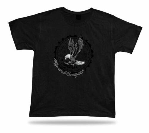 T-shirt Tee shirt Birthday Gift Idea Fly Concquer Eagle Grenade Symbol War USA