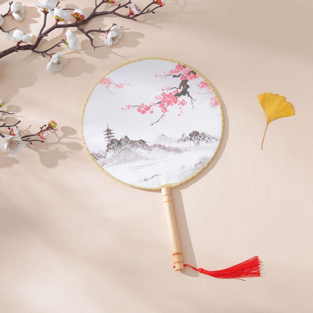 Украшения Домашний Декор Мастерство Круглый Веер Декоративные Веера Реквизит Для Фотосъемки Представление Ханьфу