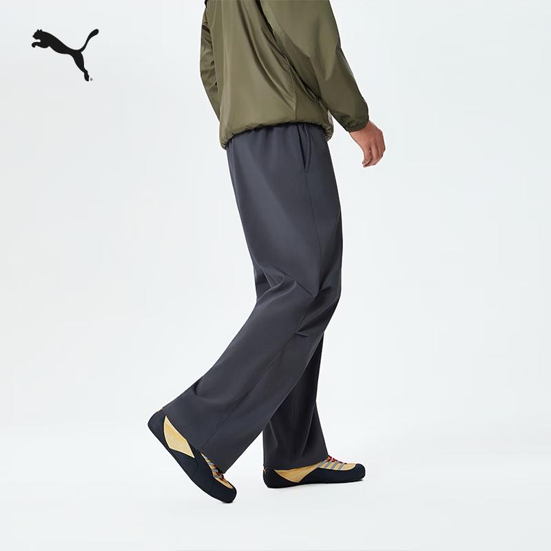 Puma Унисекс Ветрозащитные Широкие Парашютные Брюки UPF50+