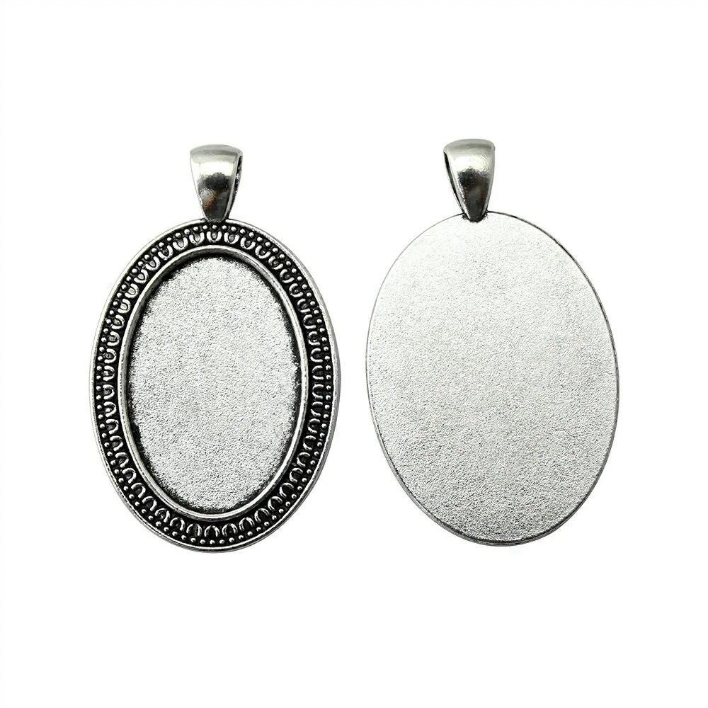 Подходит для овального 20X30 мм 25X35 мм стеклянного кабошона, основа для установки лотка, компоненты, автомобильные аксессуары, подарочные украшения и аксессуары