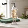 Clear Acrylic Sanitizer Dispenser for Vanity Christmas Theme Hand Soap Dispenser, Nutcracker/Santa/Snowman/Cookie Man/Christmas Tree Shape,