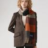 ABRAHAM MOON Merino Wool Shawl Muffler 50cm - Bamburgh Sienna