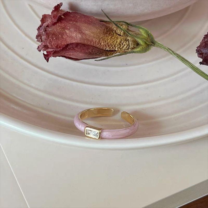 Enamel Colorful Butterfly Ring For Women Adjustable Open Design Unique And Jewelry Chic