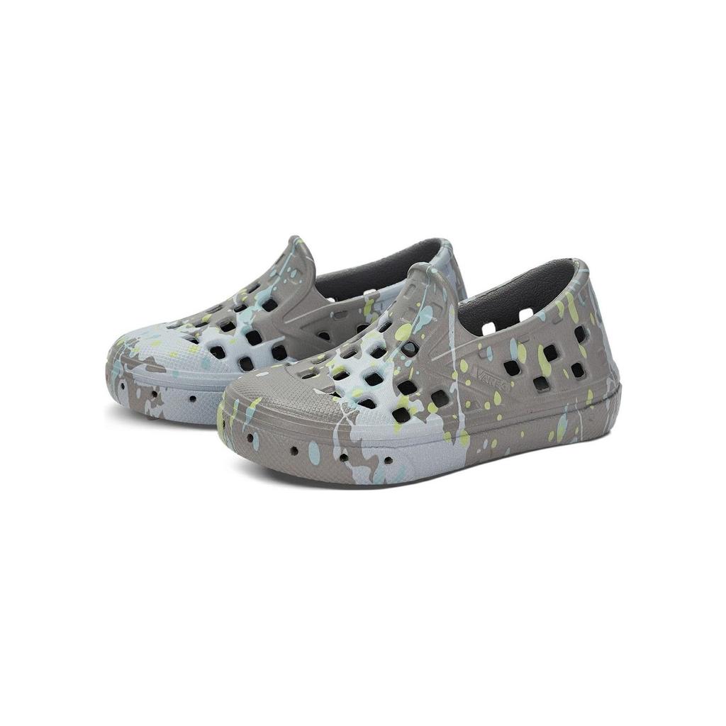 Vans Кроссовки Trek Slip-On Toddler Paint Splatter - Frost Grey Baby Sneakers VN0A4UVHLLL