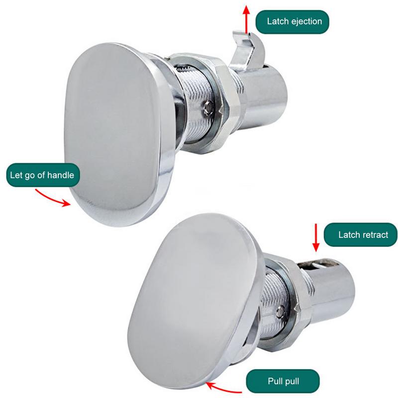 Замки для дверей багажного отсека RV Замки для багажного отсека RV Замки для шкафов Замок для двери прицепа Сплав цинка Замки для багажного отсека RV Безопасные Легко устанавливаются