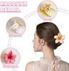 Pinces à Cheveux - Fleur Hawaïenne - 8 Couleurs - Design Élégant - Matériau Durable