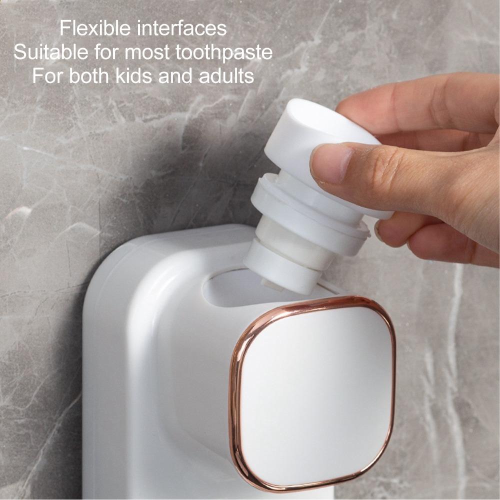 USB Powered Toothpaste Squeezer PS, PC, ABS Toothbrush Holder Toothpaste Dispenser  Space Saving