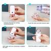 Mini Travel Steamer Cordless Lightweight USB Rechargeable Portable Handheld Steamer for Easy Refill Micro-Particle Mist Skin Hydration
