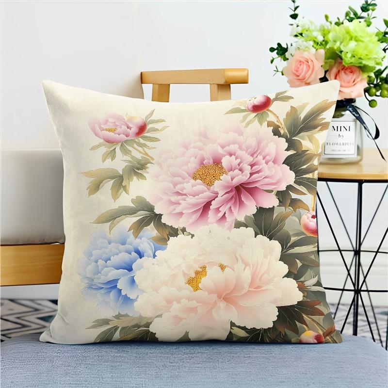 Красивая наволочка с цветком для украшения общежития, офиса, гостиной, дома, наволочка