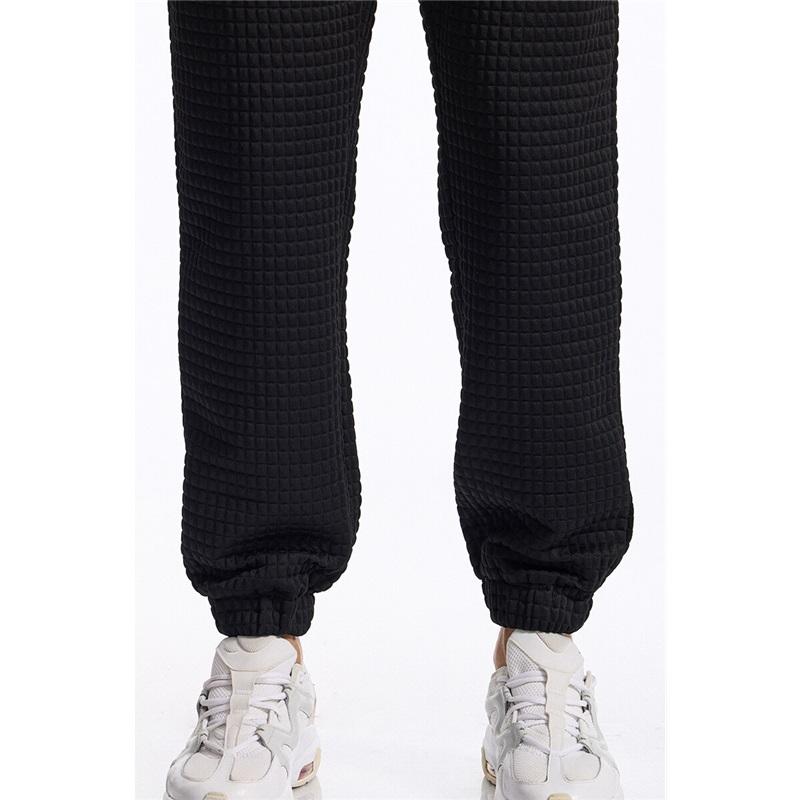 Grid Design Fabric Men's Casual Sports Pants Gym Sport Trousers For Men Jogger Sweatpants Running Workout Jogging Long Pants